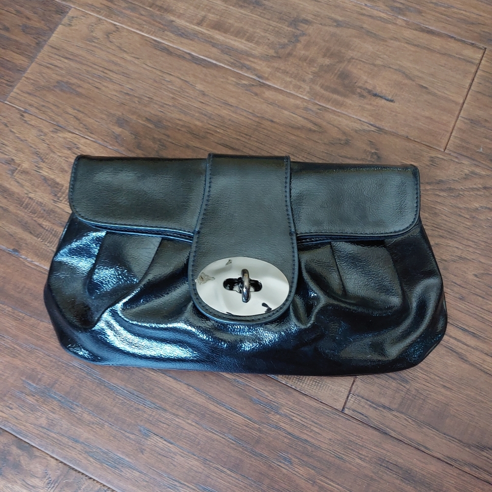 Express - Faux Leather Clutch Y2K